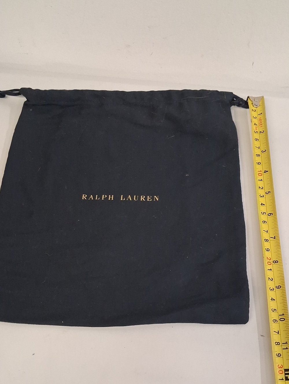 Ralph Lauren Navy Drawstring Dust Bag